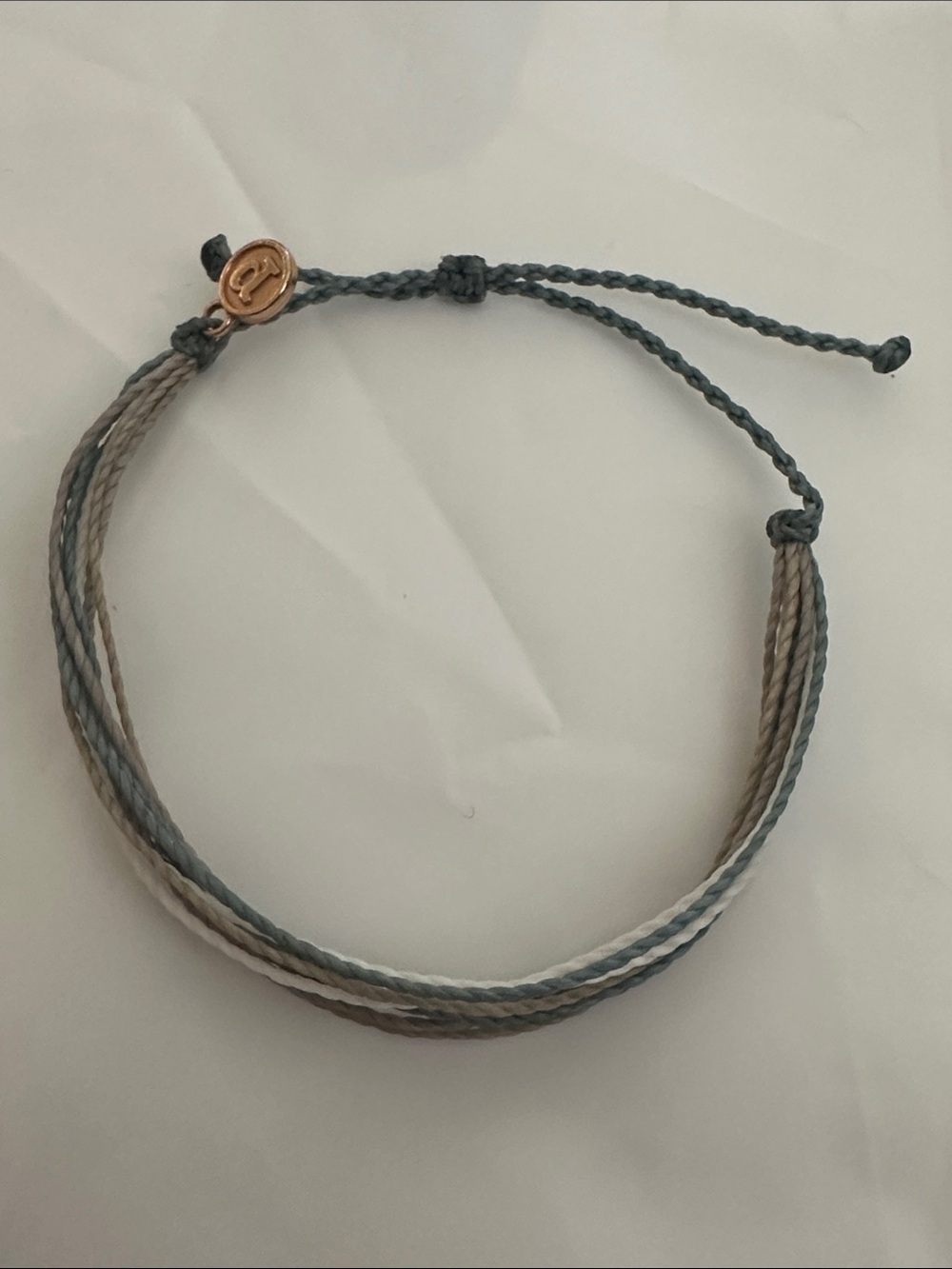 NWOT Pura Vida Woven Multi-Strand String Bracelet with Logo Accent